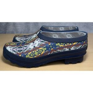 Pendleton Journey West‎ Garden-Rain Rubber Clogs Womens size 8